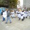 Оковани във вериги и с грим, имитиращ рани по лицето, студентите на Бургаски свободен университет (БСУ) казаха „НЕ” на насилието над жени.  Младежите инициираха мълчаливо шествие по най-голямата пешеходна улица...