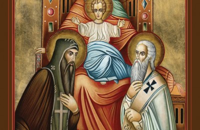 Св. Богородица със светите братя Кирил и Методий