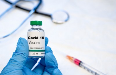 Illustrative picture of coronavirus vaccine under trail