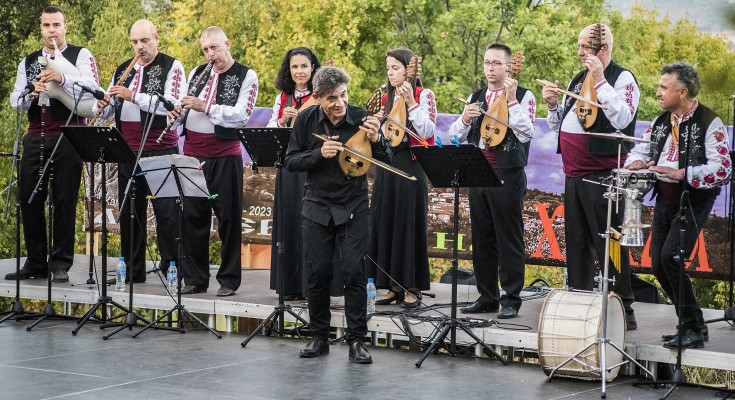 Георги Андреев с Филип Кутев на връх Илинденя