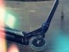 Details of a stunt scooter